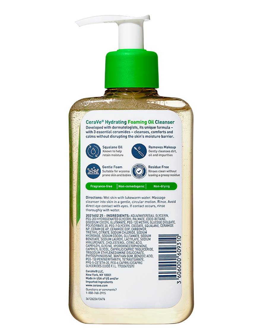 CeraVe Hydrating Foaming Oil Cleanser 236ml