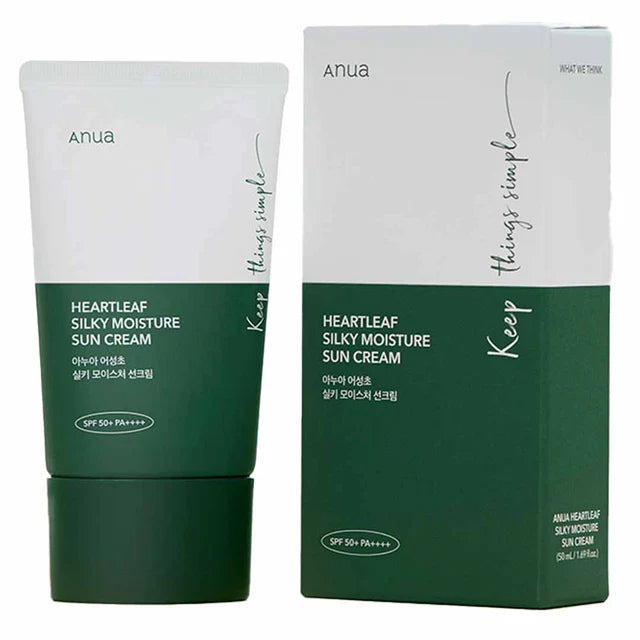 Anua Heartleaf Silky Moisture Sun Cream