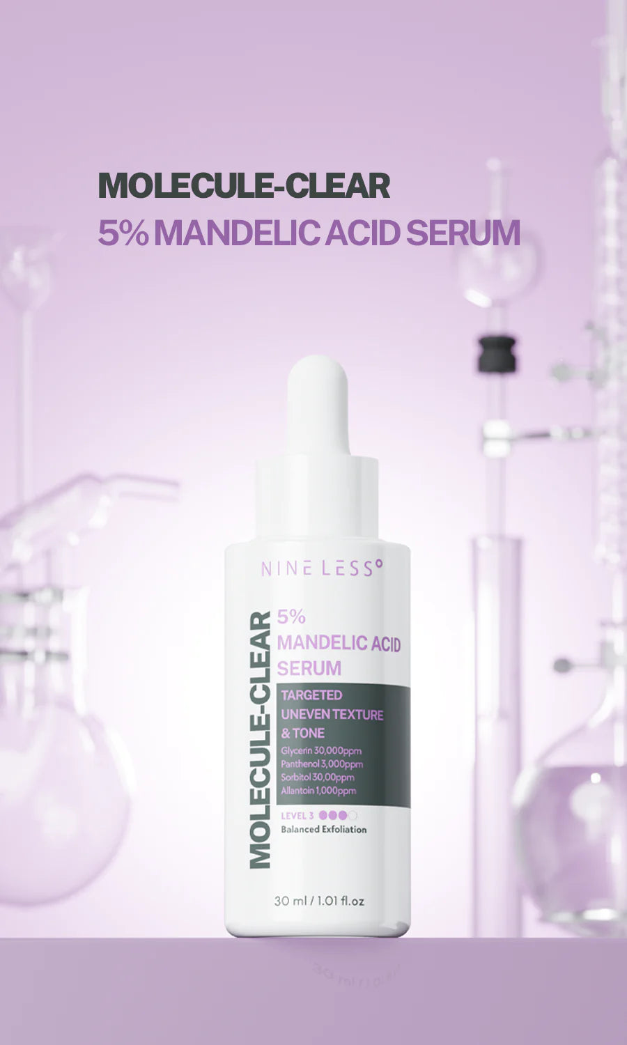 MOLECULE-CLEAR 5% Mandelic Acid Serum 30ml