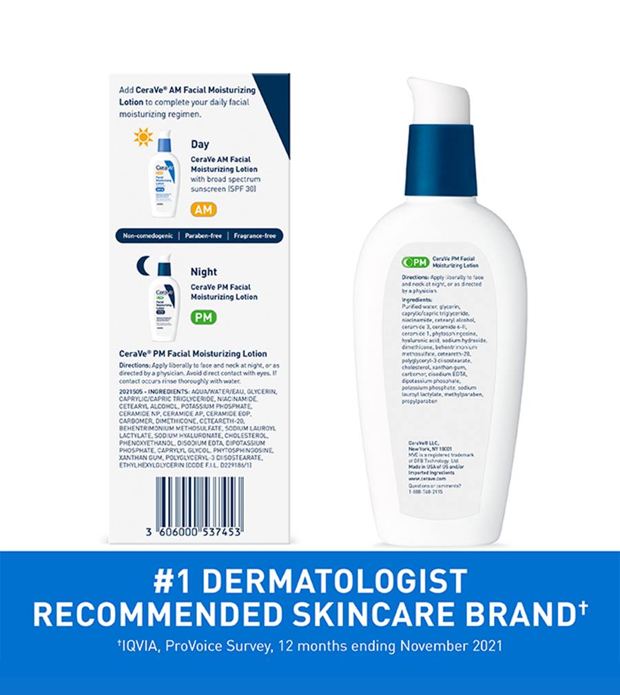 CeraVe PM Facial Moisturizing Lotion