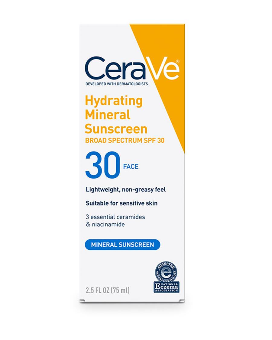 CeraVe Hydrating Mineral Sunscreen SPF (30) 75ml